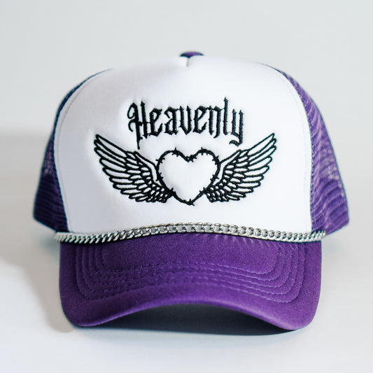 Purple Heavenly Trucker Hat