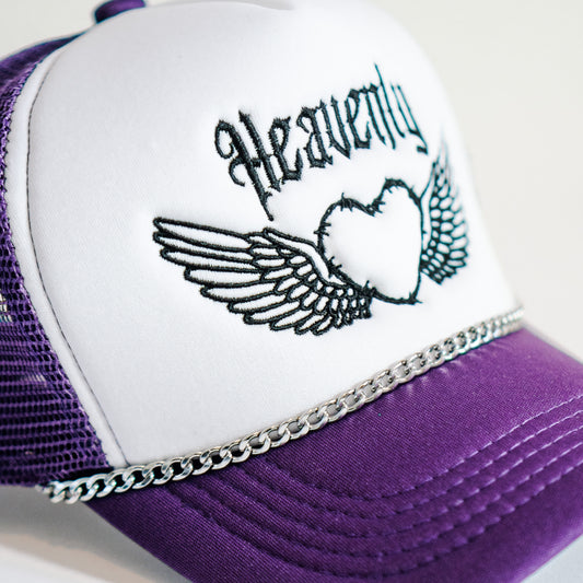 Purple Heavenly Trucker Hat