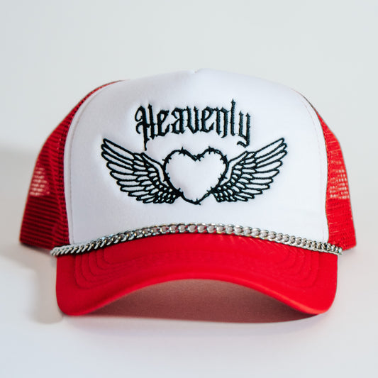 Red Heavenly Trucker Hat