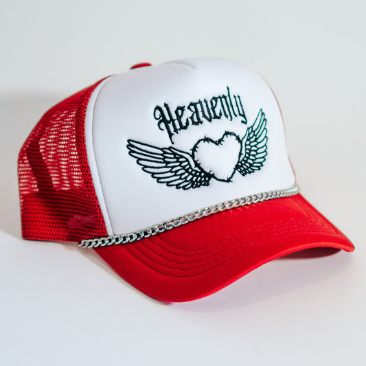 Red Heavenly Trucker Hat