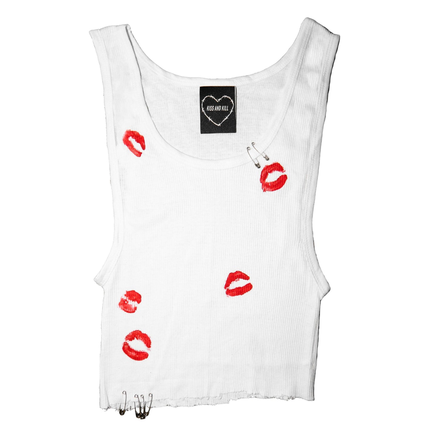 Cropped Kiss Tank Top